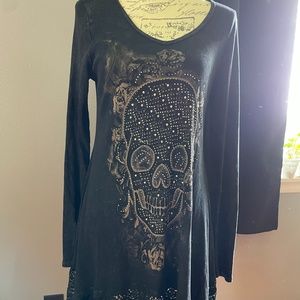 Studded skull dress